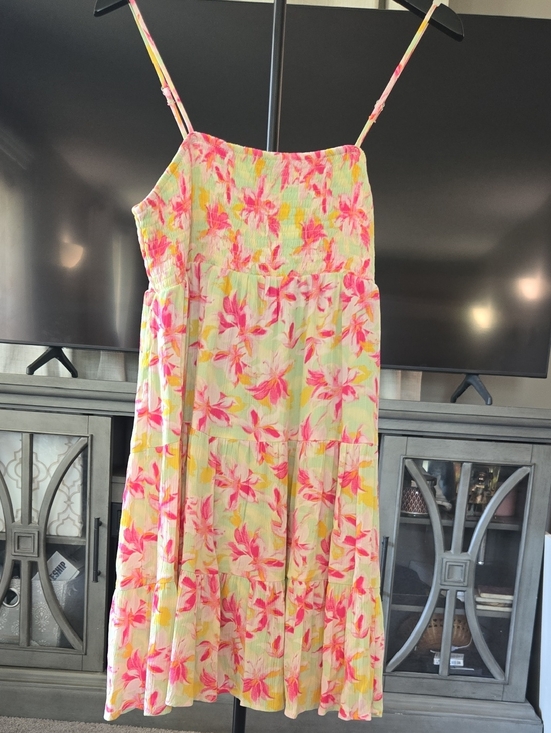 No Boundaries Dresses & Skirts - NWT-No Boundaries Floral Smocked Sundress - Pink, Yellow & Cream